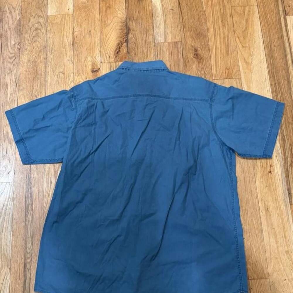 Red Head Men's Blue Short Sleeve Utility Fishing Shirt - Picture 5 of 5